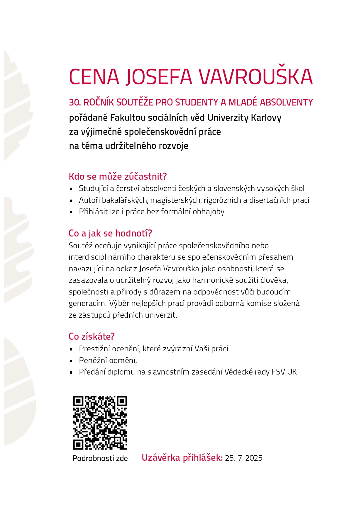 cena Josefa Vavrouška
